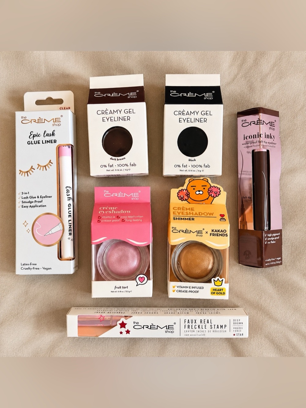 The Crème Shop Eye Makeup Bundle – 7 Pieces New
